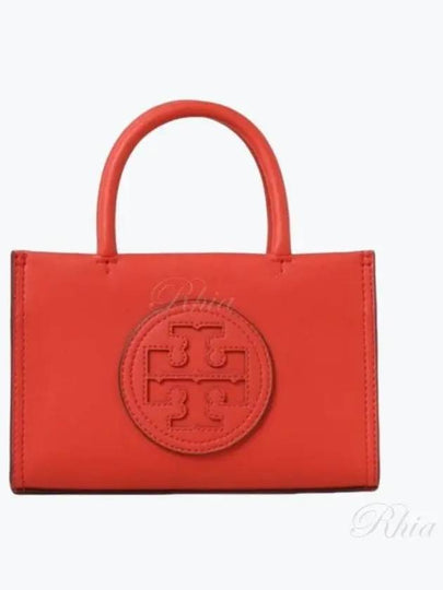 Ella Bio Mini Tote Bag Wine - TORY BURCH - BALAAN 2