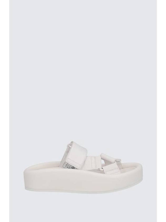 Webbing Slip-on Platform Sandals White - MAISON MARGIELA - BALAAN 1