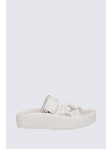 Webbing Slip-on Platform Sandals White - MAISON MARGIELA - BALAAN 1