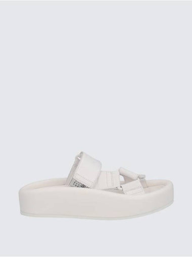 Webbing Slip-on Platform Sandals White - MAISON MARGIELA - BALAAN 1