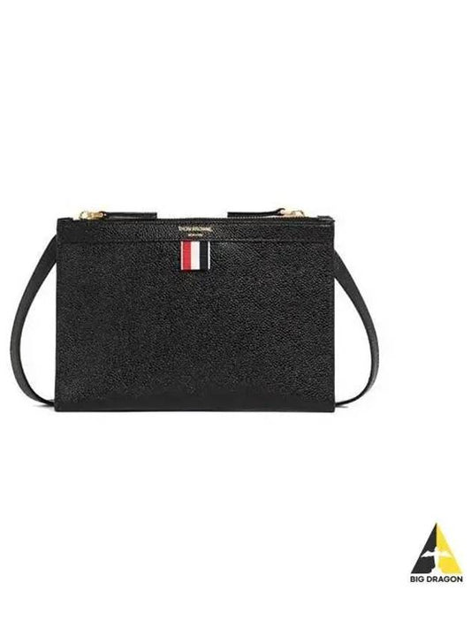 Women s Pebble Grain Small Crossbody Bag Black FAP380A 00198 - THOM BROWNE - BALAAN 1