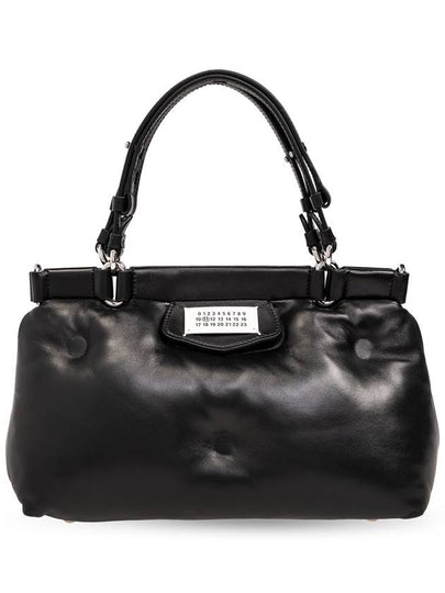 Small Glam Slam Leather Tote Bag Black - MAISON MARGIELA - BALAAN 2