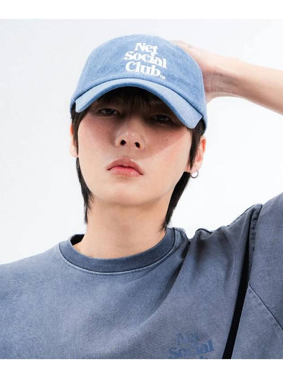 Pigment Stitch Ball Cap Slate Blue - NET SOCIAL CLUB - BALAAN 2