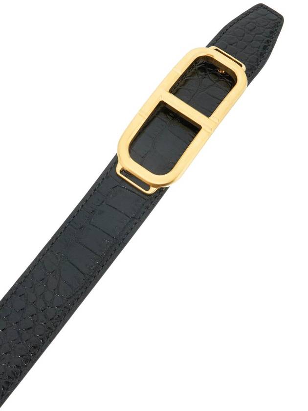 reversible belt with t buckle - TOM FORD - BALAAN 3