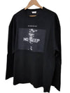 NUS19221 009 NO SLEEP TShirt Black - IH NOM UH NIT - BALAAN 3