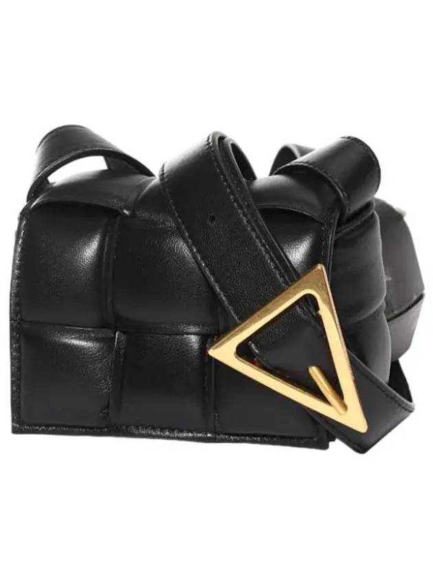 Candy Cassette Padded Mini Cross Bag Black - BOTTEGA VENETA - BALAAN 2