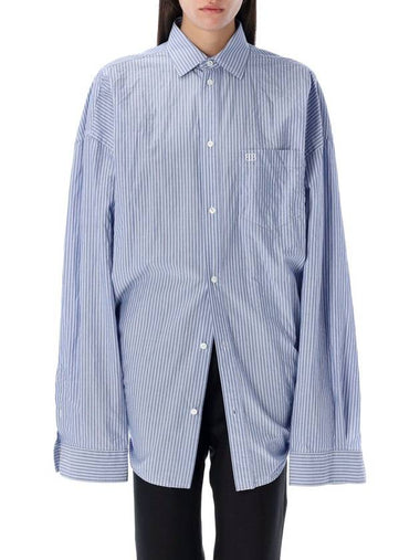 KNOTTED STRIPES SHIRT - BALENCIAGA - BALAAN 1