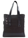 Sense Logo Print Canvas Tote Bag Black - A.P.C. - BALAAN 2