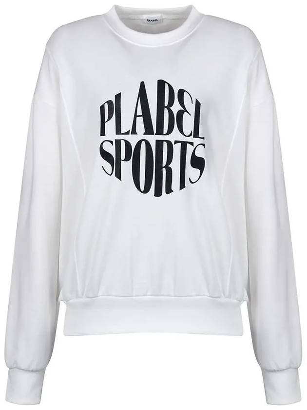 Big logo print cut line sweatshirt MO4SE480 - P_LABEL - BALAAN 5