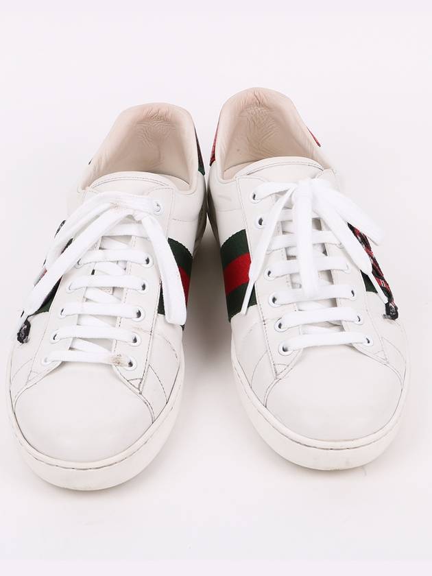 White Snake Logo Sneakers 456230 - GUCCI - BALAAN 2