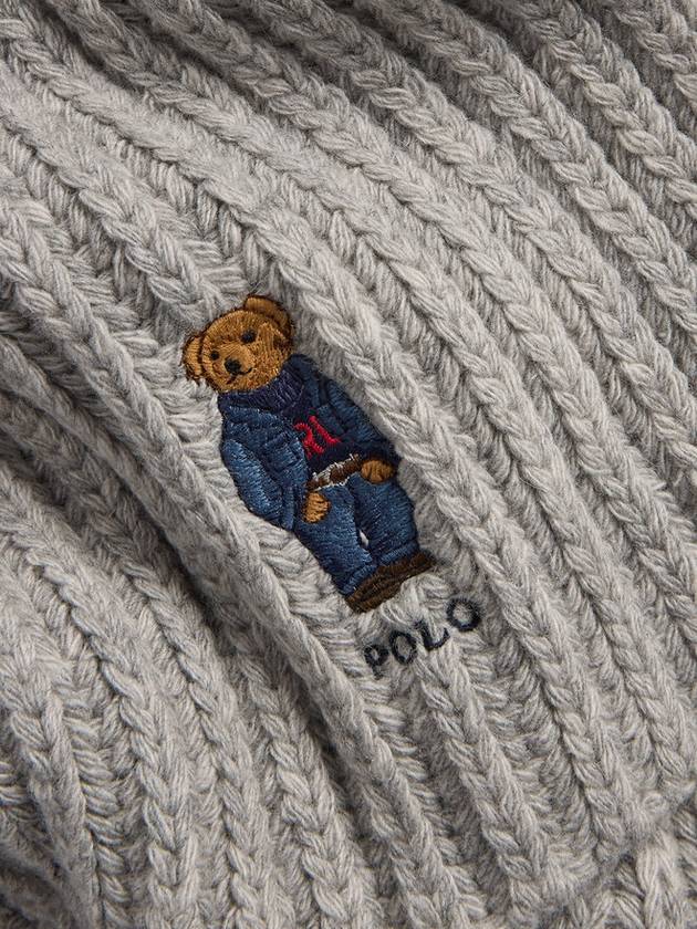 Teddy Bear Muffler Grey - POLO RALPH LAUREN - BALAAN 3