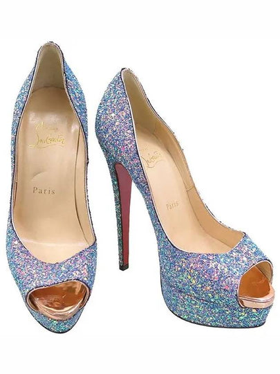 Multi colored glitter open toe women s shoes - CHRISTIAN LOUBOUTIN - BALAAN 2