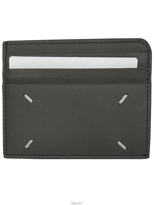 Stitch Number Logo Card Wallet Dark Shadow - MAISON MARGIELA - BALAAN 2