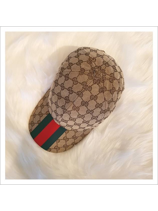 Original GG Base Ball Cap Beige Ebony - GUCCI - BALAAN 7