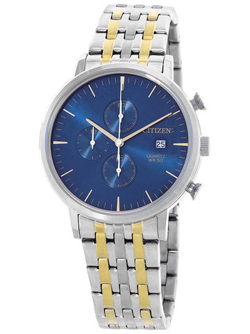 Citizen Chronograph Quartz Blue Dial Men's Watch AN3614-54L - CITIZEN - BALAAN 1