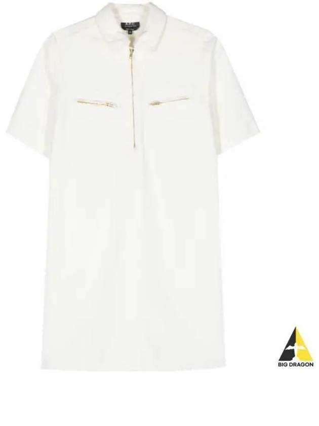 Rosa Short Dress White - A.P.C. - BALAAN 2