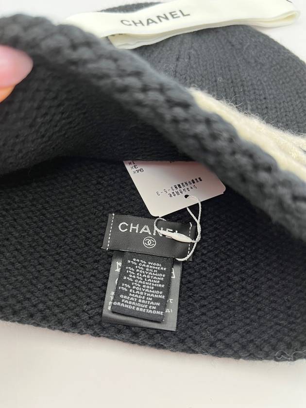 CC logo beanie black - CHANEL - BALAAN 5