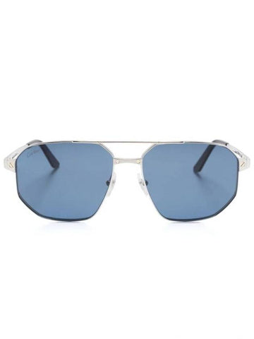 Eyewear Santos de Geometric Frame Sunglasses CT0462S - CARTIER - BALAAN 1