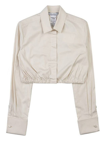 Women's Tevere Crop Shirt TEVERE 016 - MAX MARA - BALAAN 1