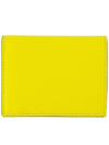 Compact V Logo Signature Calfskin Half Wallet Cedar Yellow - VALENTINO - BALAAN 4