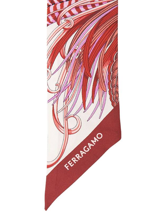 Muffler Scarf 320970 0780208 AVORIO FUCSIA - SALVATORE FERRAGAMO - BALAAN 5