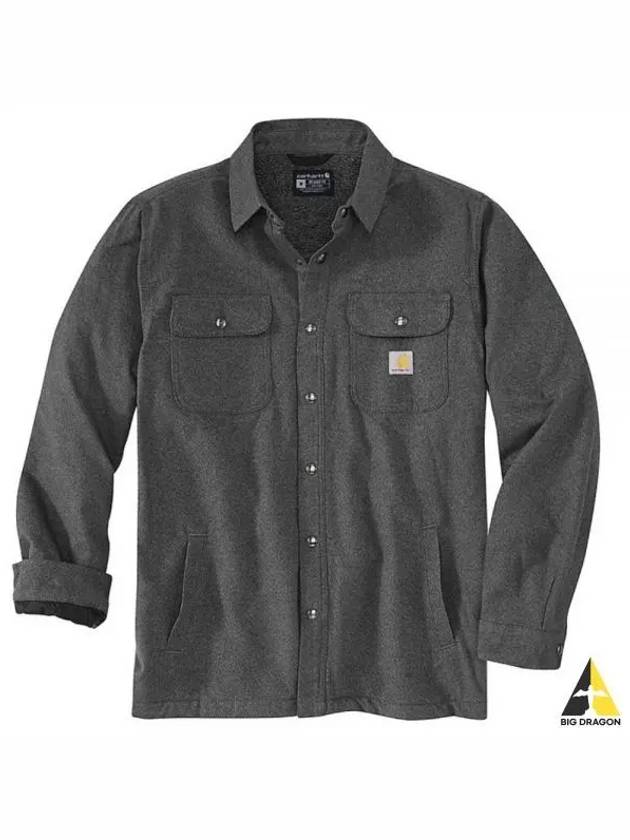 RELAXED FIT FLANNEL SHERPA LINED SHIRT JAC 105939 CRH jacket - CARHARTT - BALAAN 1