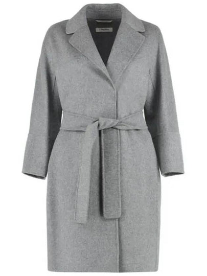 Arona Virgin Wool Single Coat Grey - MAX MARA - BALAAN 2