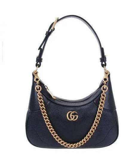 Aphrodite Small Logo Chain Shoulder Bag Black - GUCCI - BALAAN 2