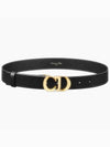 30mm Smooth Calfskin Belt Black - DIOR - BALAAN 2