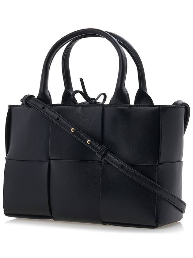 Arco Mini Tote Bag Black - BOTTEGA VENETA - BALAAN 3