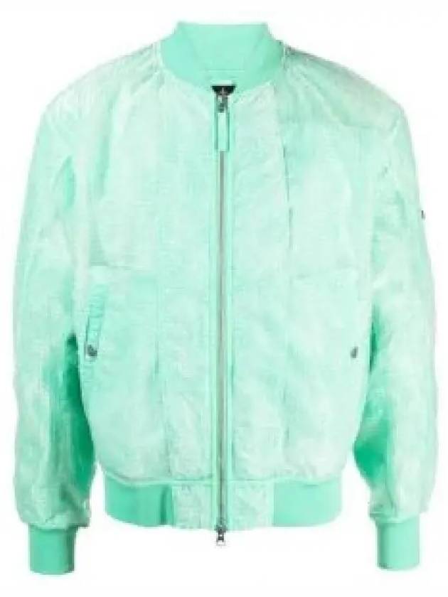 Shadow Project Zipped Bomber Jacket Mint - STONE ISLAND - BALAAN 2