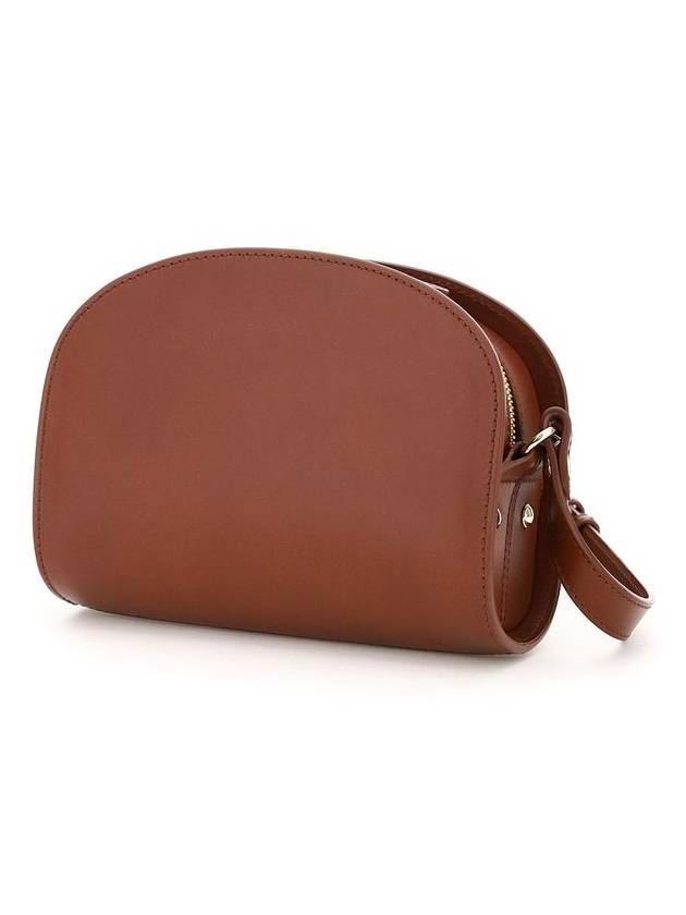 Demi Lune Mini Half Moon Cross Bag Brown - A.P.C. - BALAAN 3