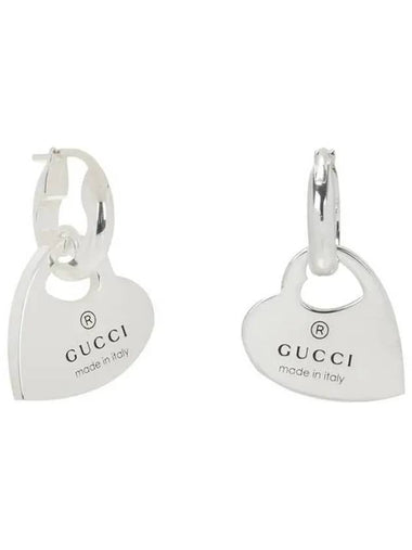 Trademark Hoop 925 Sterling Earrings Silver - GUCCI - BALAAN 1