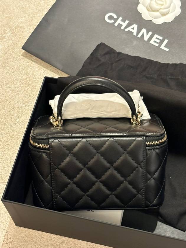 Vanity Lambskin Black Gold - CHANEL - BALAAN 2