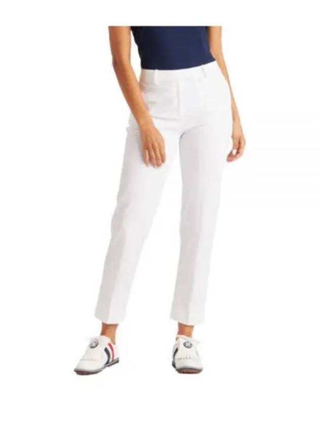 Women's Lux 4 Way Stretch Twill Straight Pants Snow - G/FORE - BALAAN 2