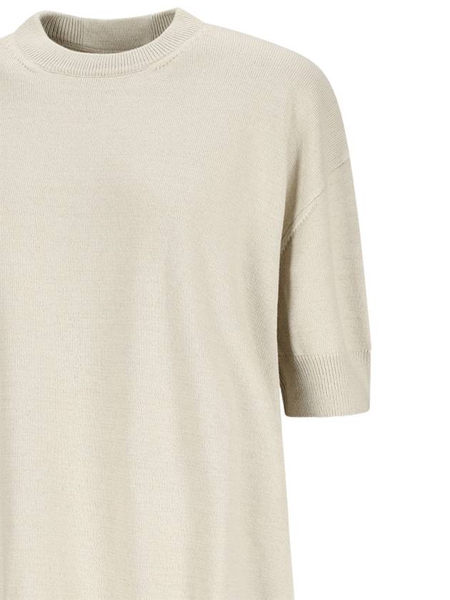 CREW-NECK KNITTED T-SHIRT - JIL SANDER - BALAAN 3