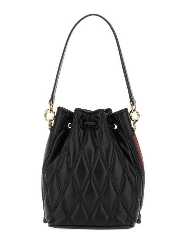 Done Leather Bucket Bag Black - BALLY - BALAAN 7