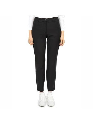 Pia Mid Waist Straight Pants Black - J.LINDEBERG - BALAAN 1