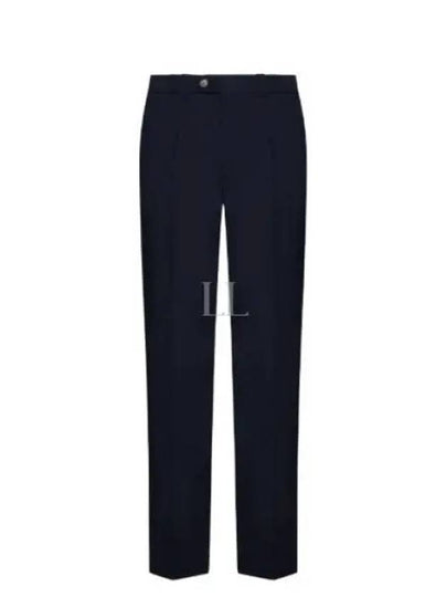 Lace Sure Fit Cotton Straight Pants Blue - BRUNELLO CUCINELLI - BALAAN 2