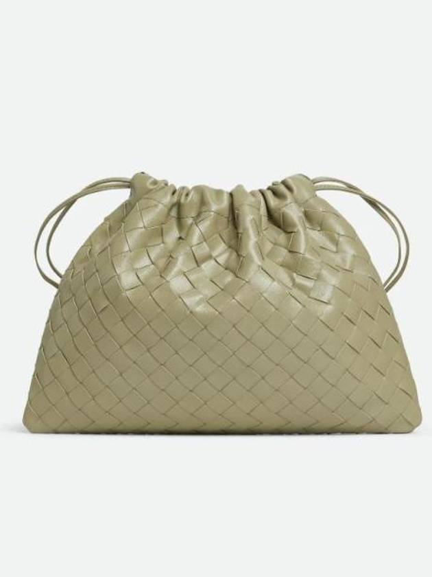 Intrecciato Medium Calfskin Bucket Bag Green - BOTTEGA VENETA - BALAAN 2