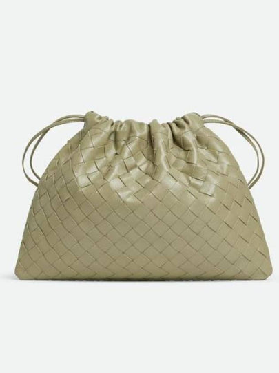 Intrecciato Medium Calfskin Bucket Bag Green - BOTTEGA VENETA - BALAAN 2