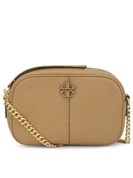 McGraw Logo Camera Shoulder Bag Brown - TORY BURCH - BALAAN 2