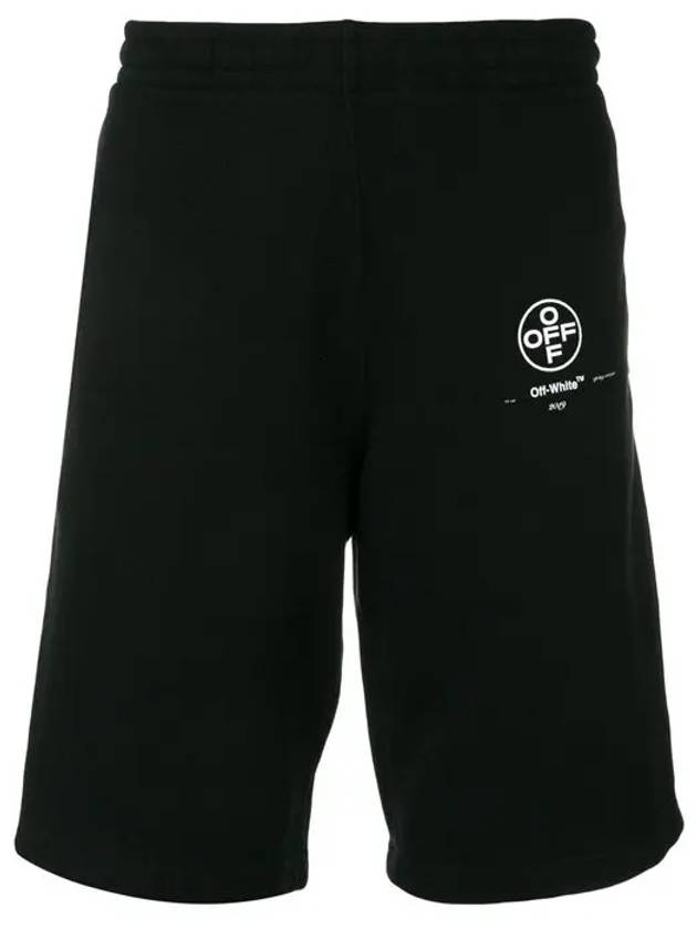 Impressionism Back Logo Shorts Black - OFF WHITE - BALAAN 3