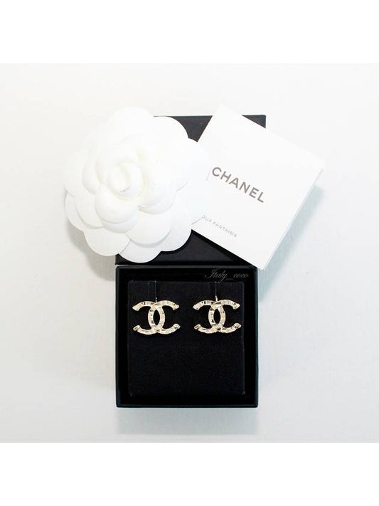 23A CC logo earrings gold - CHANEL - BALAAN 2