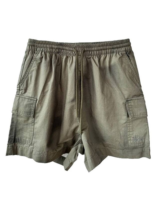 Drew Cargo Beach Shorts Military - STUSSY - BALAAN.