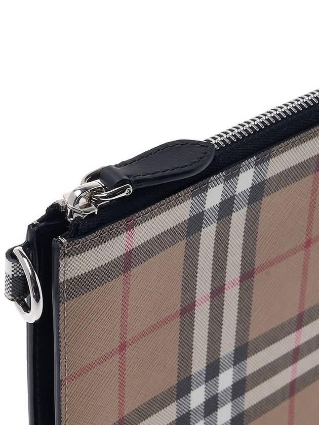 Vintage Check Clutch Bag Beige - BURBERRY - BALAAN 9