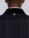 Men's Herringbone Wool Blazer Jacket Navy - THOM BROWNE - BALAAN 6