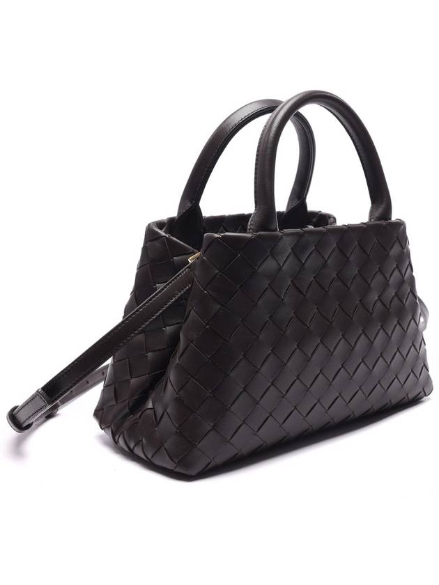 Intrecciato New Roma Tote Bag Brown - BOTTEGA VENETA - BALAAN 4