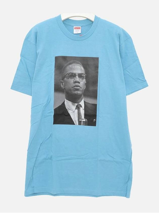SS22T68 SLATE Malcolm X T Shirt - SUPREME - BALAAN 2