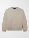 Logo Crew Neck Sweatshirt Silver Cloud - FEAR OF GOD ESSENTIALS - BALAAN 1